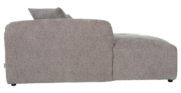 BIGSOFA Flachgewebe Braun  - Schwarz/Braun, MODERN, Kunststoff/Textil (234/66/178cm) - Carryhome