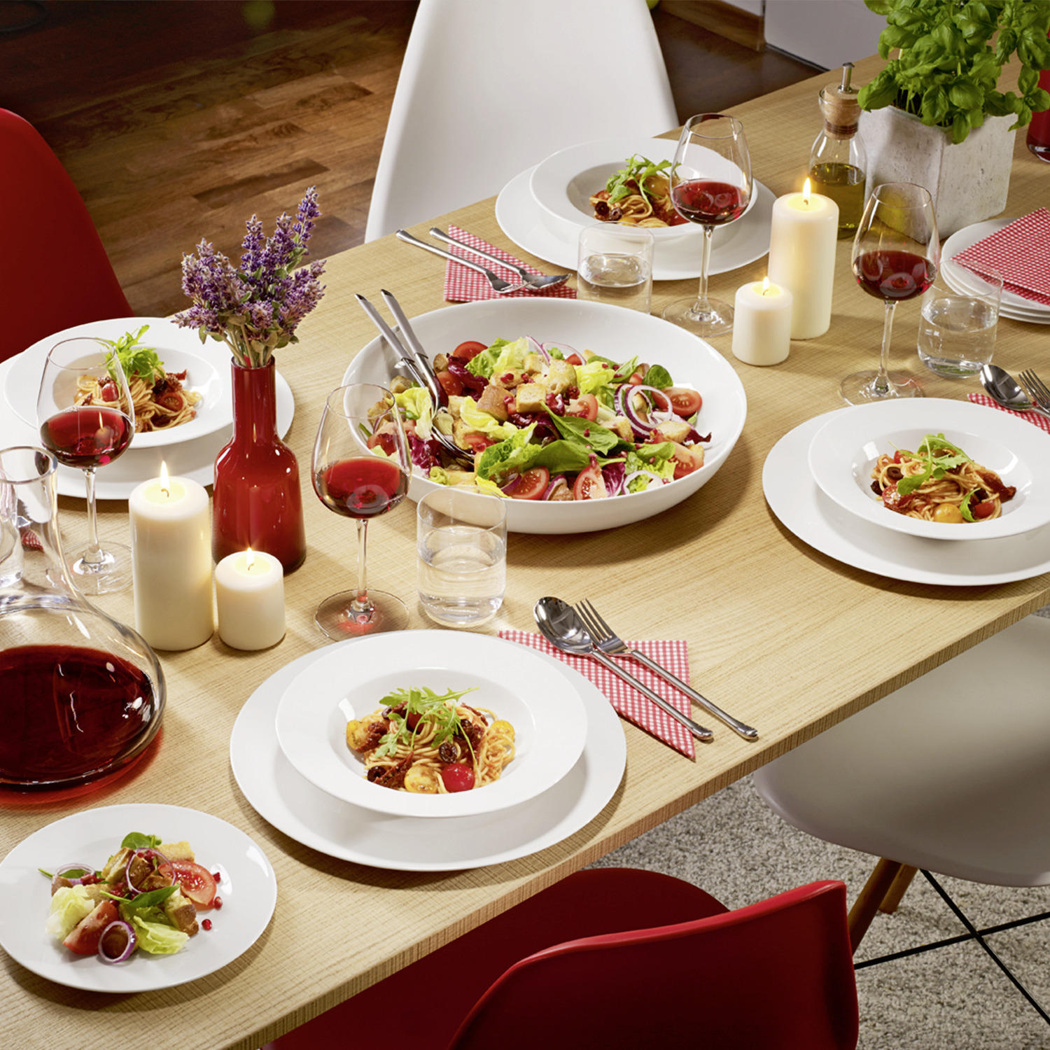 SERVIS ZA JELO   8-dijelni    For Me  - bijela, Design, keramika (35/20/33cm) - Villeroy & Boch