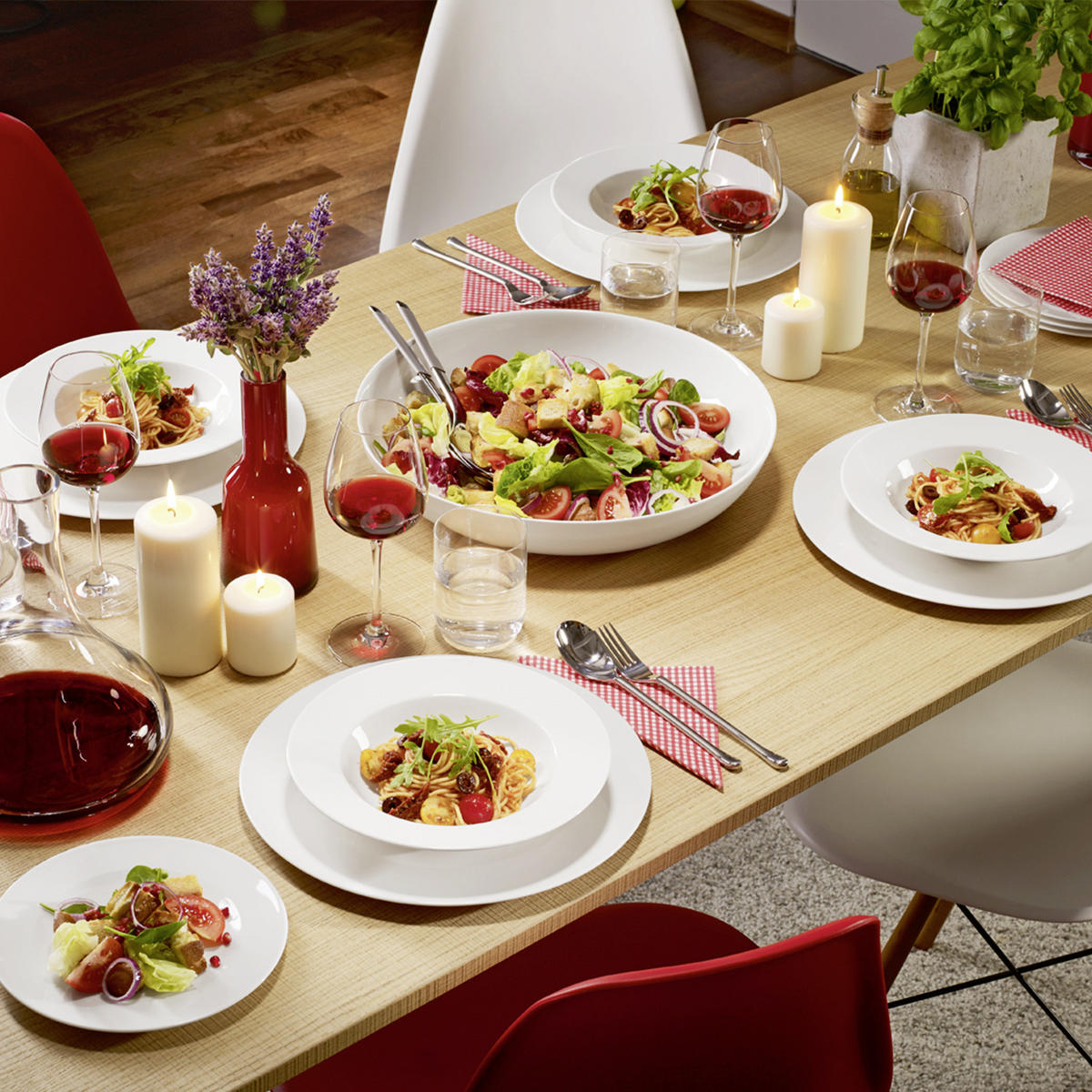 JEDILNI SERVIS  For Me     8-delni   - bela, Design, keramika (35/20/33cm) - Villeroy & Boch