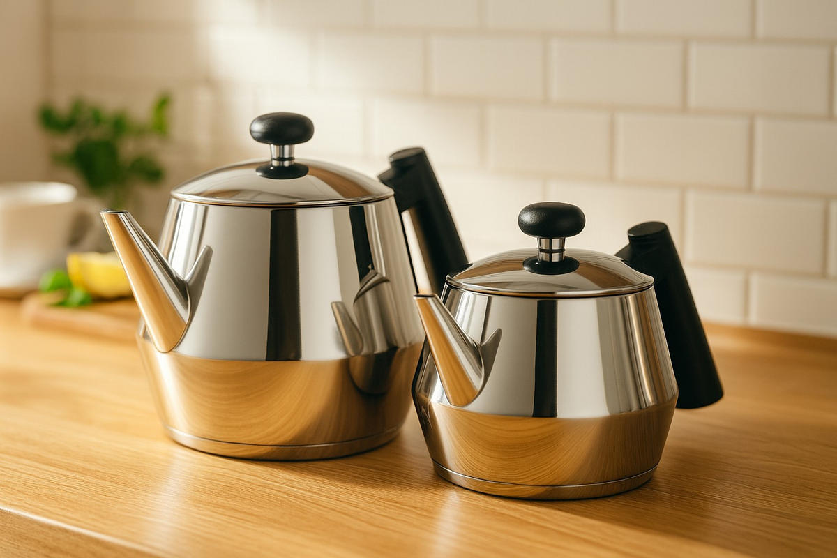 TEEKANNENSET Schäfer  - Edelstahlfarben, Basics, Metall