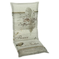 JASTUK ZA STOLICU SA NASLONOM  50/108/7 cm    - siva/bež, Dizajnerski, tekstil (50/108/7cm) - Ambia Garden