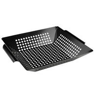 GRILLKORB - Schwarz, Basics, Metall (33,8/30/6,5cm) - Landscape