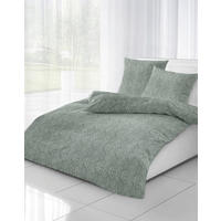 BETTWÄSCHESET Flanell 160/210 cm  50 cm/70 cm  - Mintgrün, Basics, Textil (160/210cm) - Ambiente