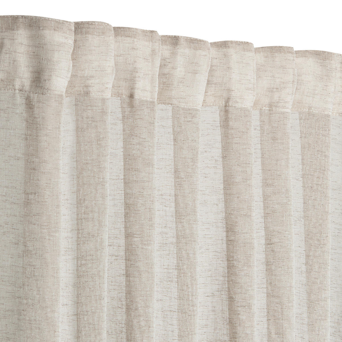 FERTIGVORHANG transparent  - Beige, Basics, Textil (140/240cm)