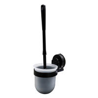 WC-BÜRSTENGARNITUR in Kunststoff  Kunststoff   - Transparent/Schwarz, Basics, Kunststoff (10/36,5/13,5cm) - Sadena