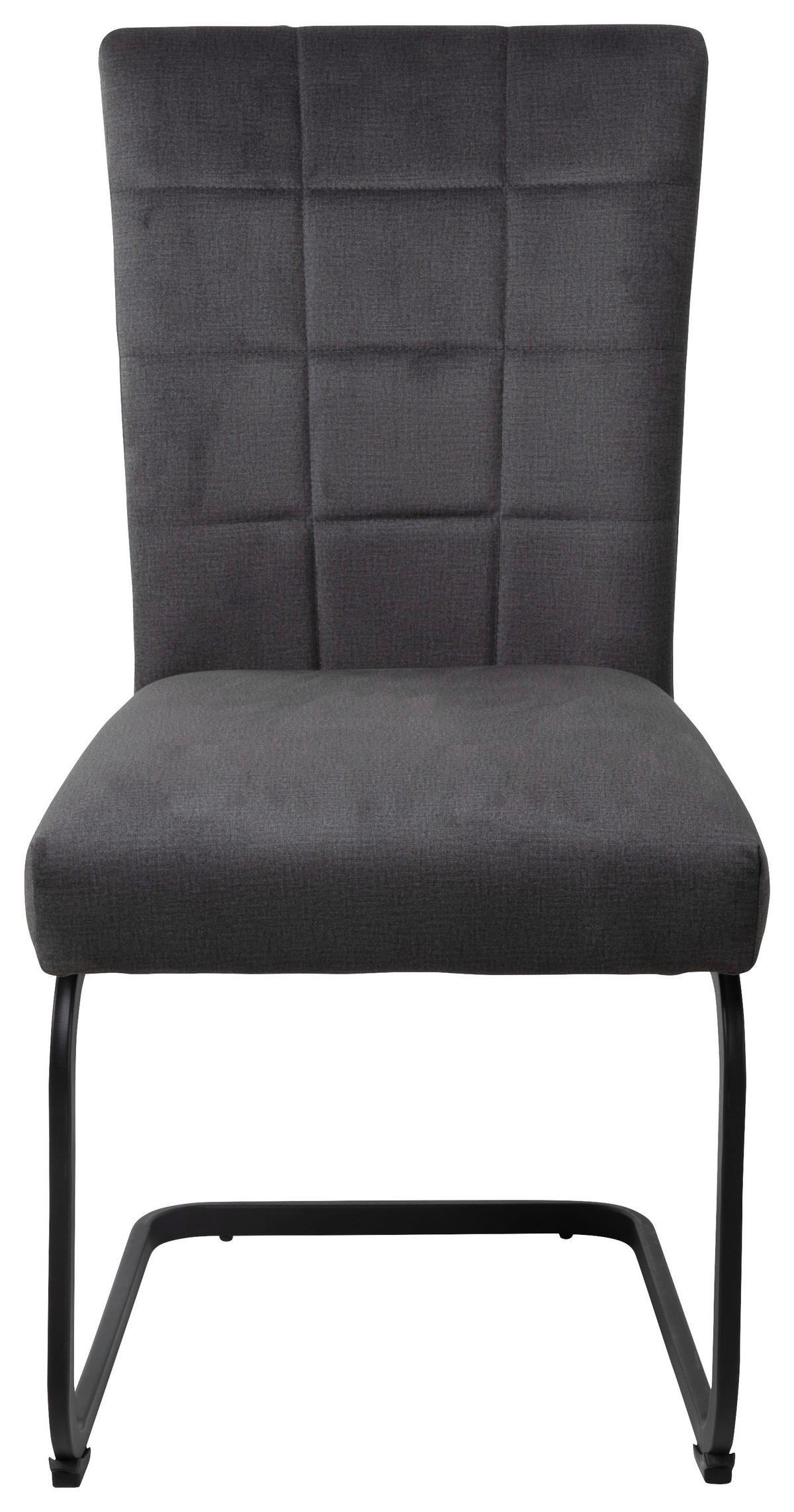 NIHAJNI STOL, kovina, tekstil siva  - siva/črna, Basics, kovina/tekstil (49/94/63cm) - Xora