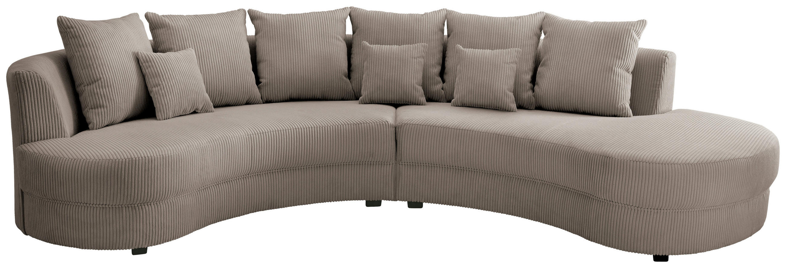 SOFFA i textil gråbrun  - gråbrun/grå, Design, textil/plast (300/160cm) - Livetastic