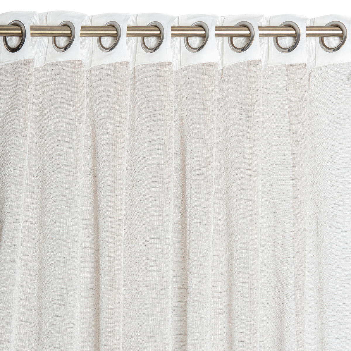 FERTIGVORHANG transparent  - Beige, Basics, Textil (140/240cm)