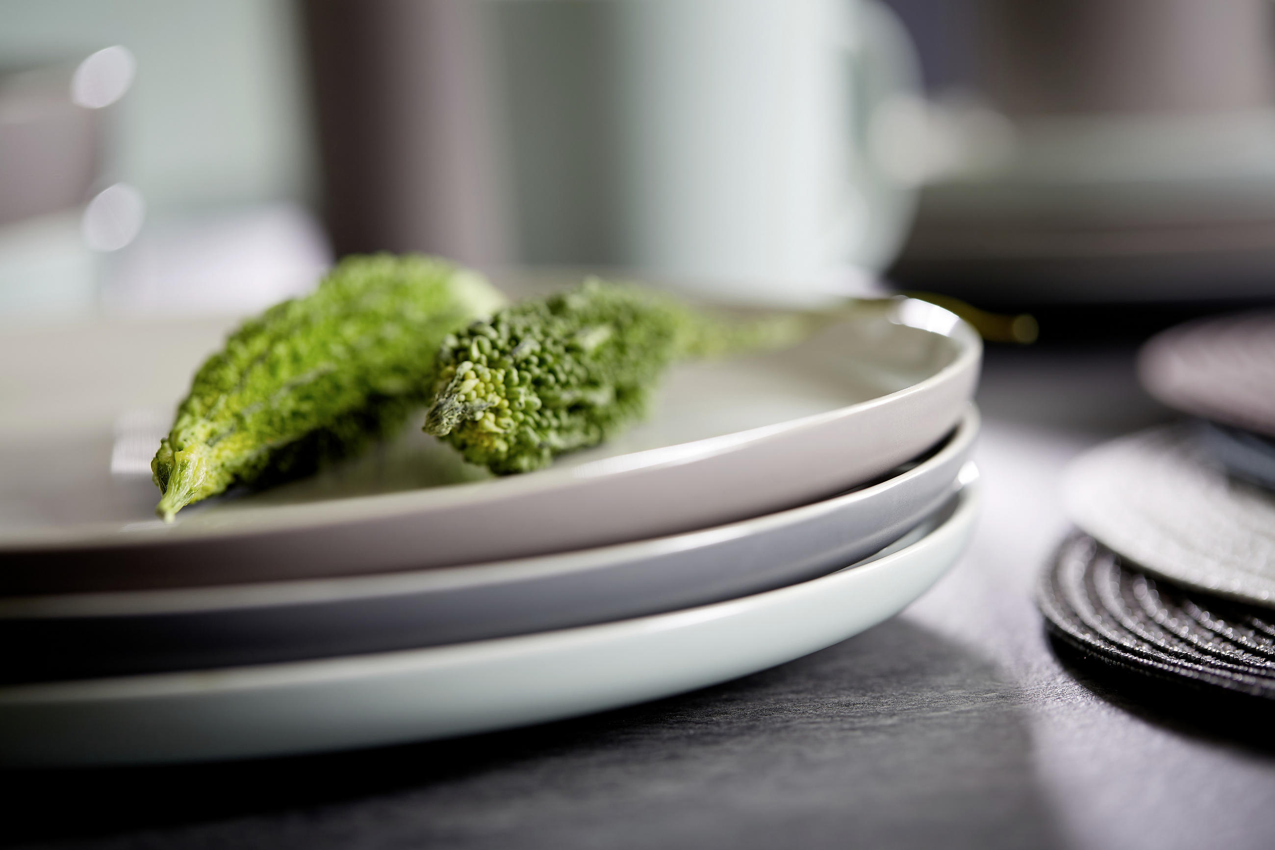 DESSERTTELLER Grau, Weiß 19 cm Jasper  - Weiß/Grau, Design, Keramik (19cm) - Ritzenhoff Breker