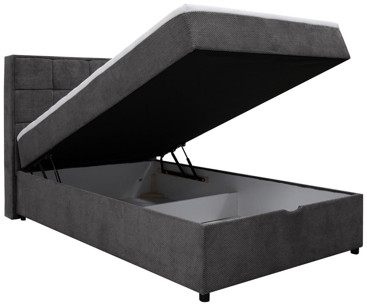 BOXBETT 140/200 cm  in Anthrazit  - Anthrazit, MODERN, Holz/Holzwerkstoff (140/200cm) - MID.YOU