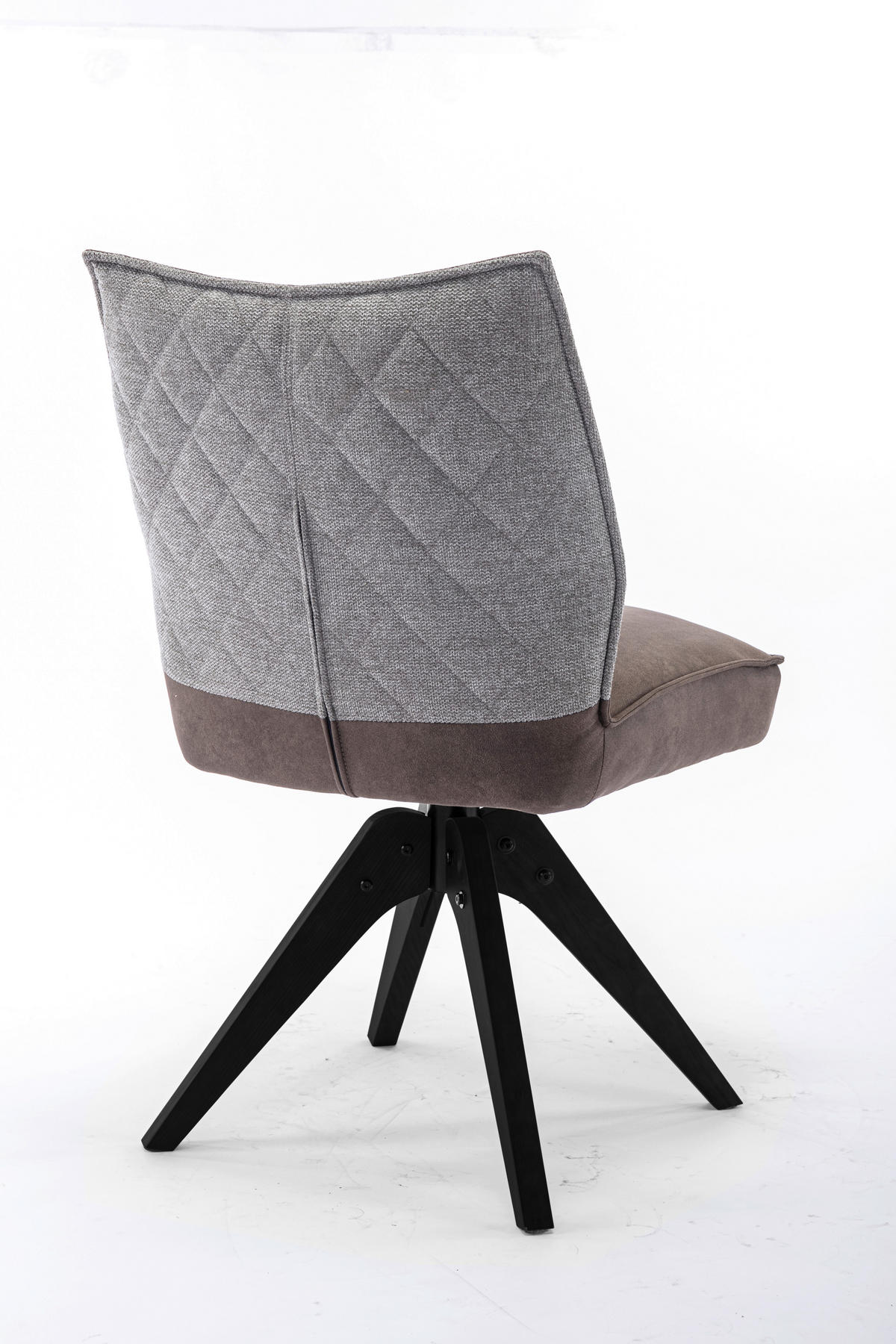 STUHL  in  - Schwarz/Braun, Design, Holz/Textil (52/85/62cm) - Livetastic