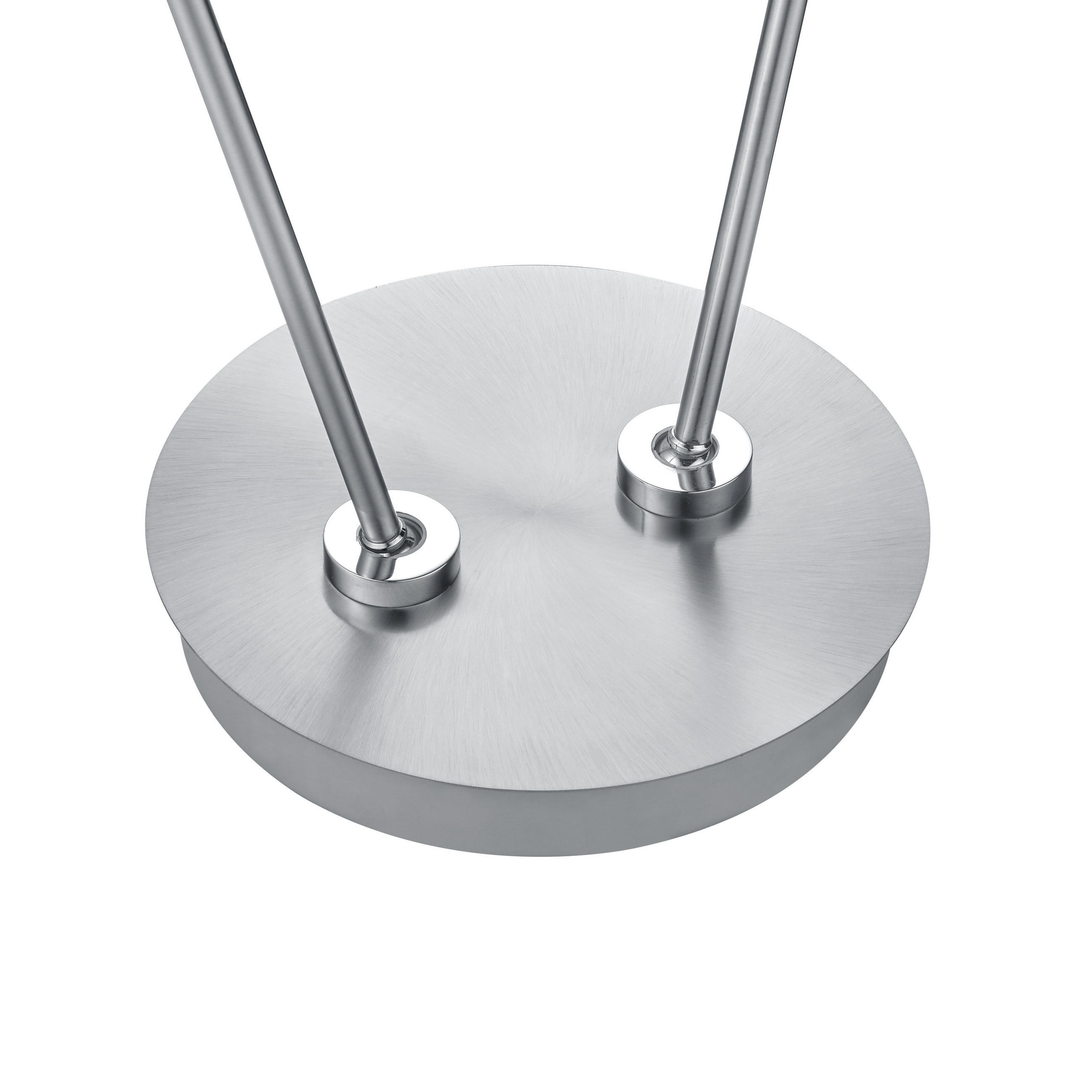 LED-STEHLEUCHTE    - Silberfarben, KONVENTIONELL, Metall (140cm) - Hell