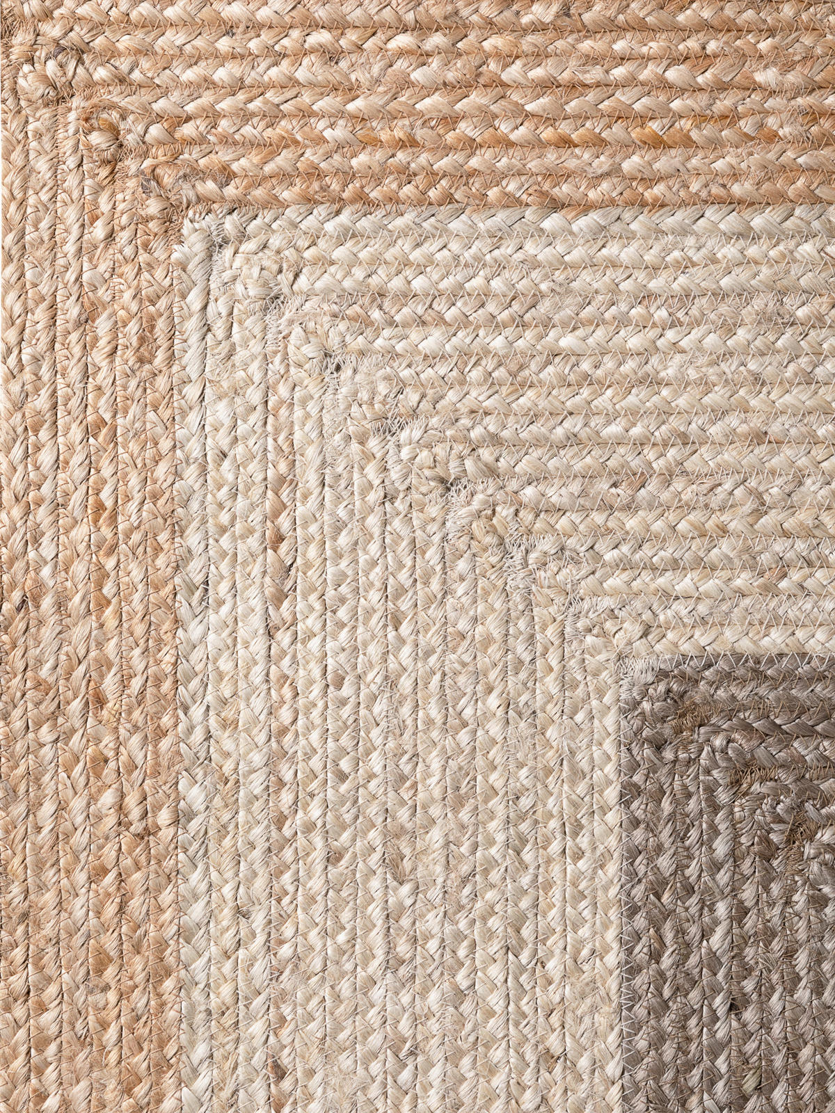 JUTETEPPICH 160/230 cm Juno Multicolor, Goldbraun rechteckig  - Goldbraun/Multicolor, Natur, Textil (160/230cm) - Hanse Home