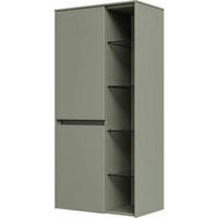 MIDISCHRANK 57/121/33 cm  - Schilfgrün, Design, Glas/Holzwerkstoff (57/121/33cm) - Sadena