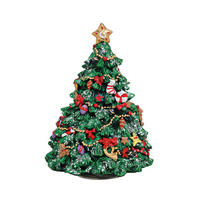 DEKOSPIELUHR  - Rot/Goldfarben, Basics, Kunststoff (16/12/16cm) - X-Mas
