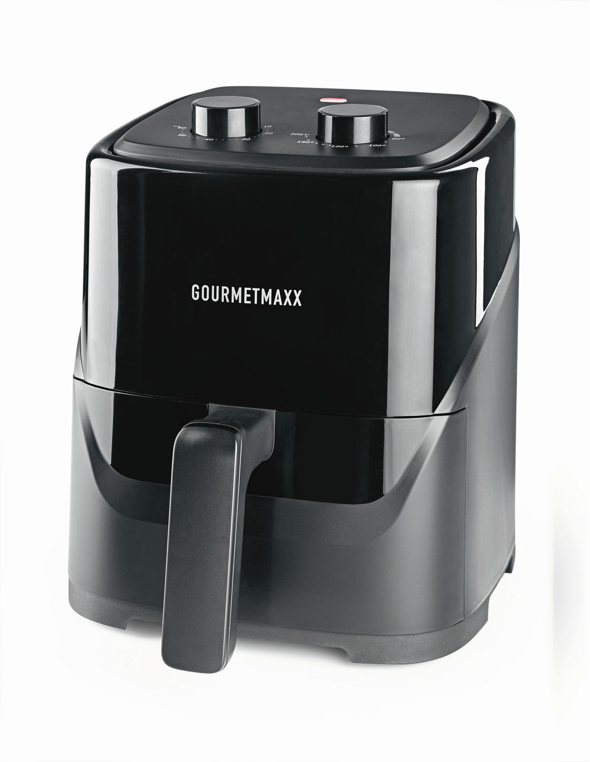 HEIßLUFTFRITTEUSE GOURMETmaxx 3,2 L  - Schwarz, Basics, Kunststoff (34,1/25,4/30cm) - GOURMETMAXX