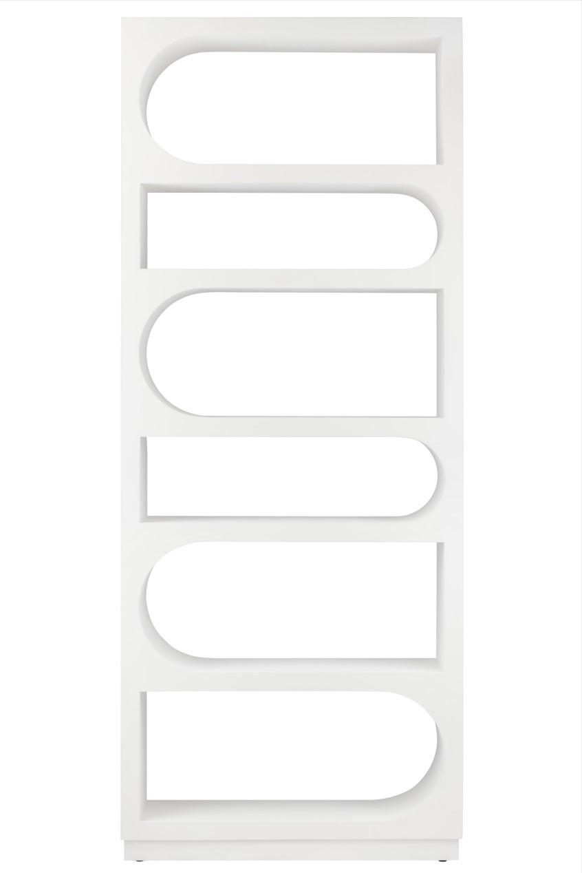 MID.YOU REGÁL, bílá, jedle, 78/193/30 cm