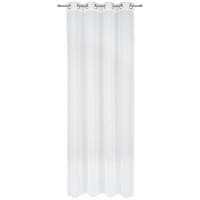 ZÁVĚS S OČKY, poloprůhledné, 140/245 cm - bílá, Basics, textil (140/245cm) - Esposa