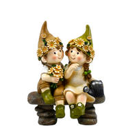 Statuetă Copil - maro, Lifestyle, plastic (19,2/25/11cm)