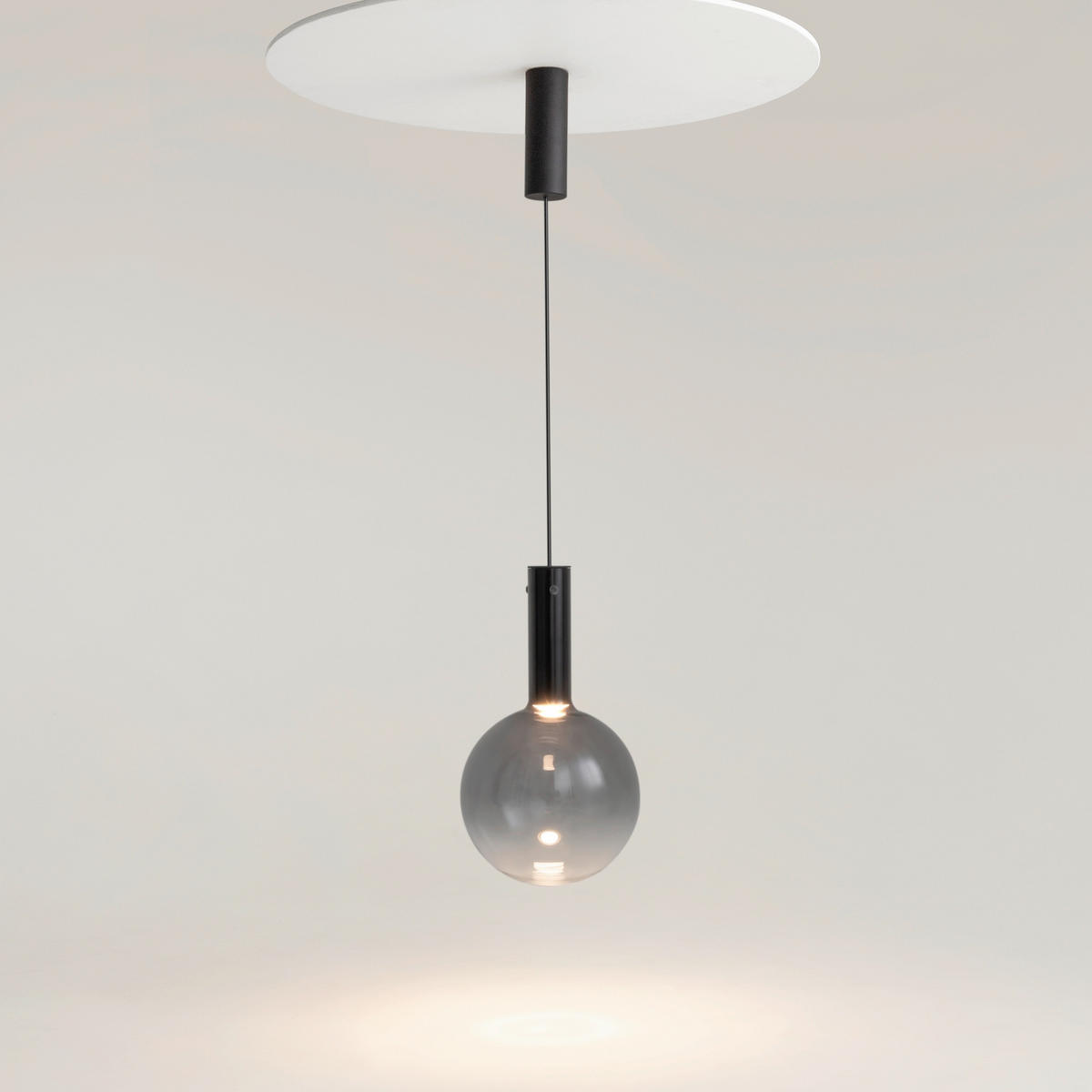 PENDELLAMPA Modern 25/360 cm  - vit, Design, plast (25/360cm) - MAYTONI