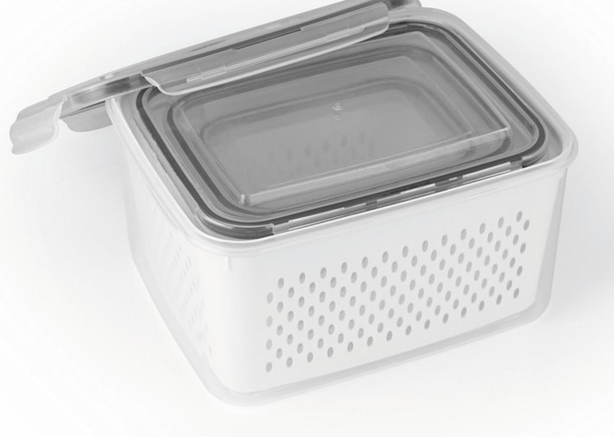 FRISCHHALTEDOSENSET GOURMETmaxx 12-teilig  - Transparent/Grau, Basics, Kunststoff (23,5/19/13cm)