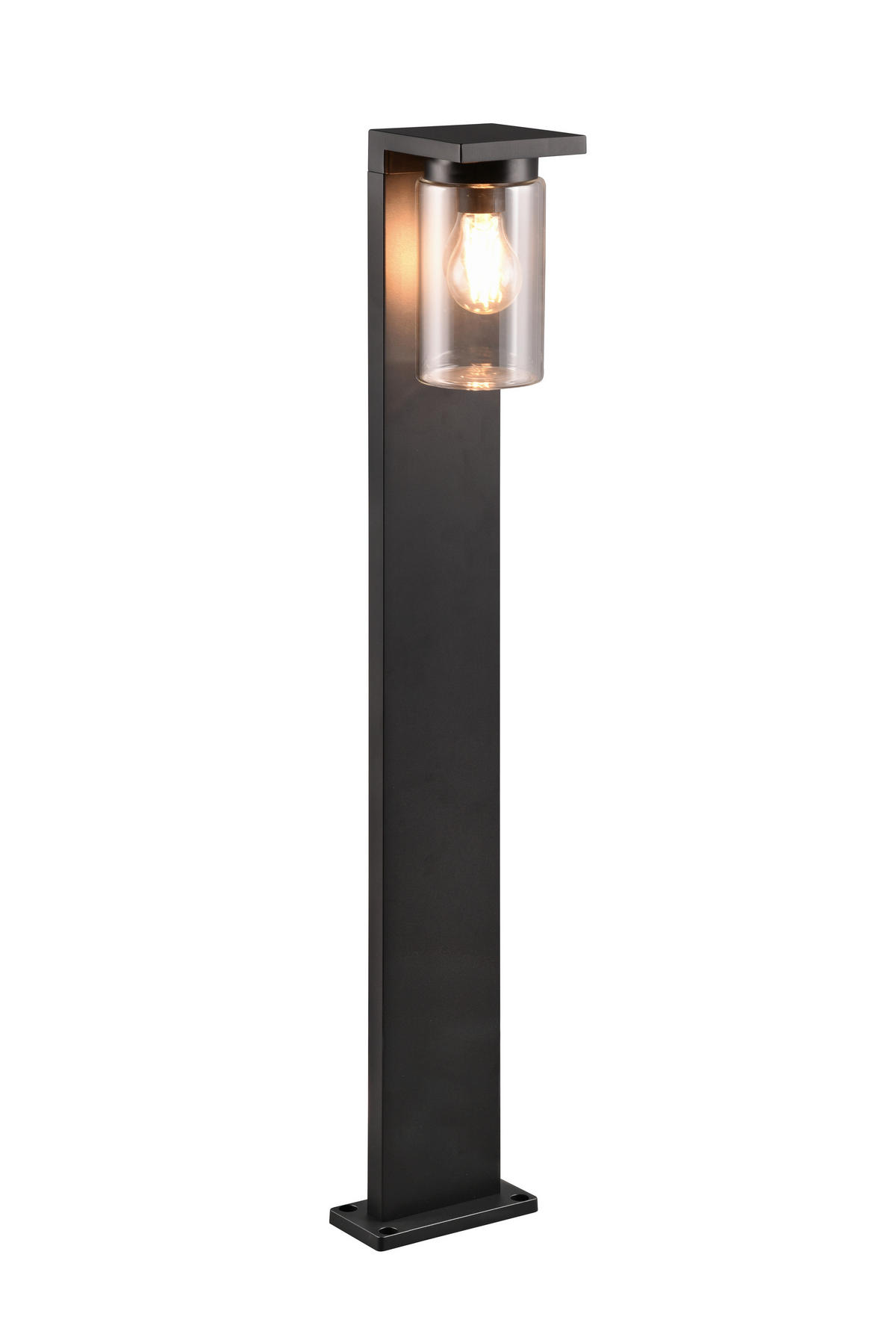 WEGELEUCHTE - Klar/Schwarz, Design, Glas/Metall (16/17/100cm) - Trio Leuchten