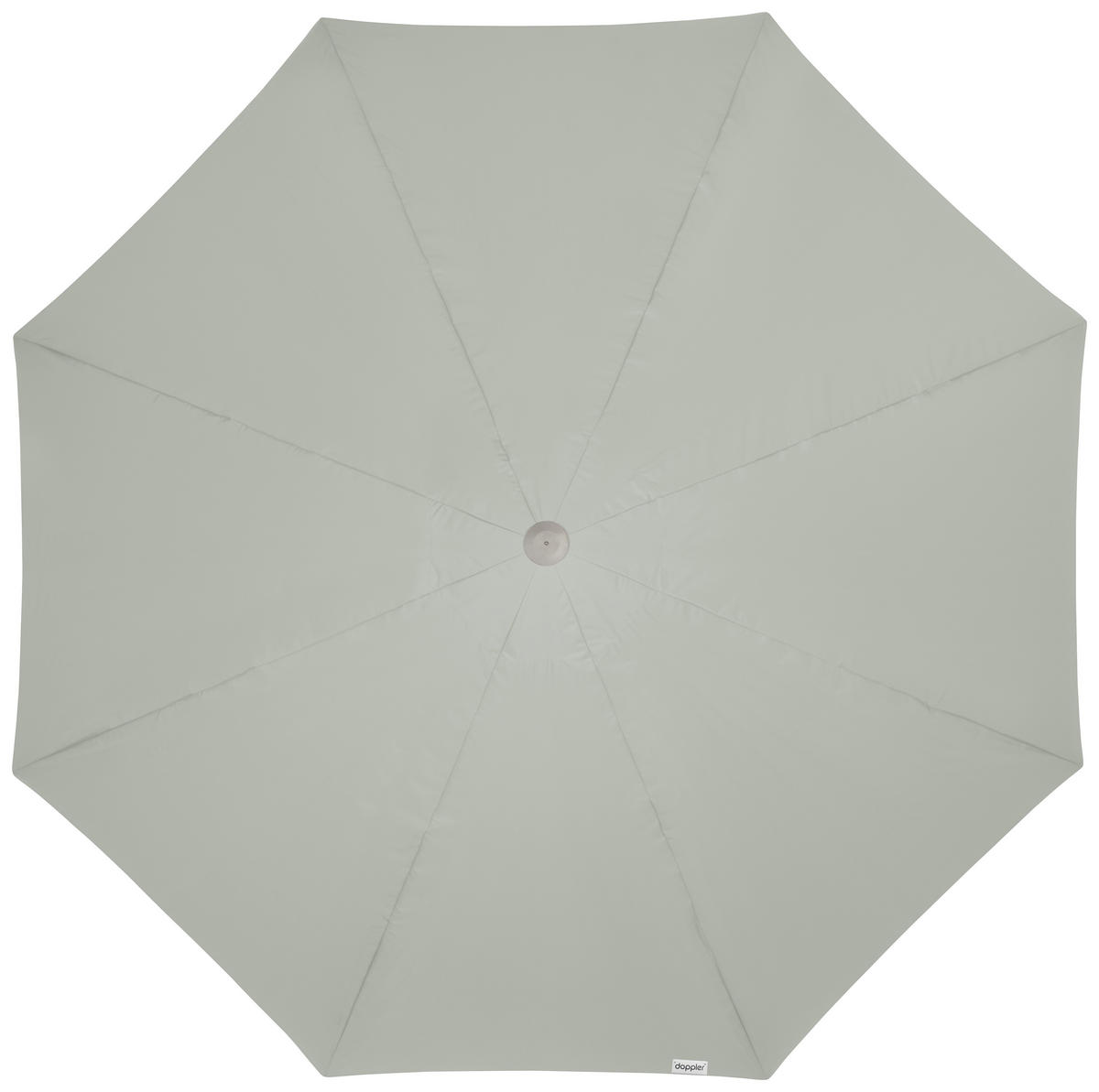 SONNENSCHIRM 500 cm Grau  - Alufarben/Grau, Basics, Textil/Metall (500/500cm) - Doppler