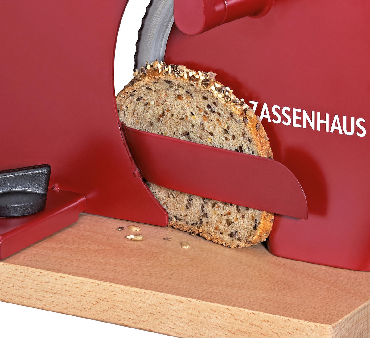 ALLESSCHNEIDER   - Rot, Basics, Holz/Metall (32,5/25,5/20cm) - Zassenhaus