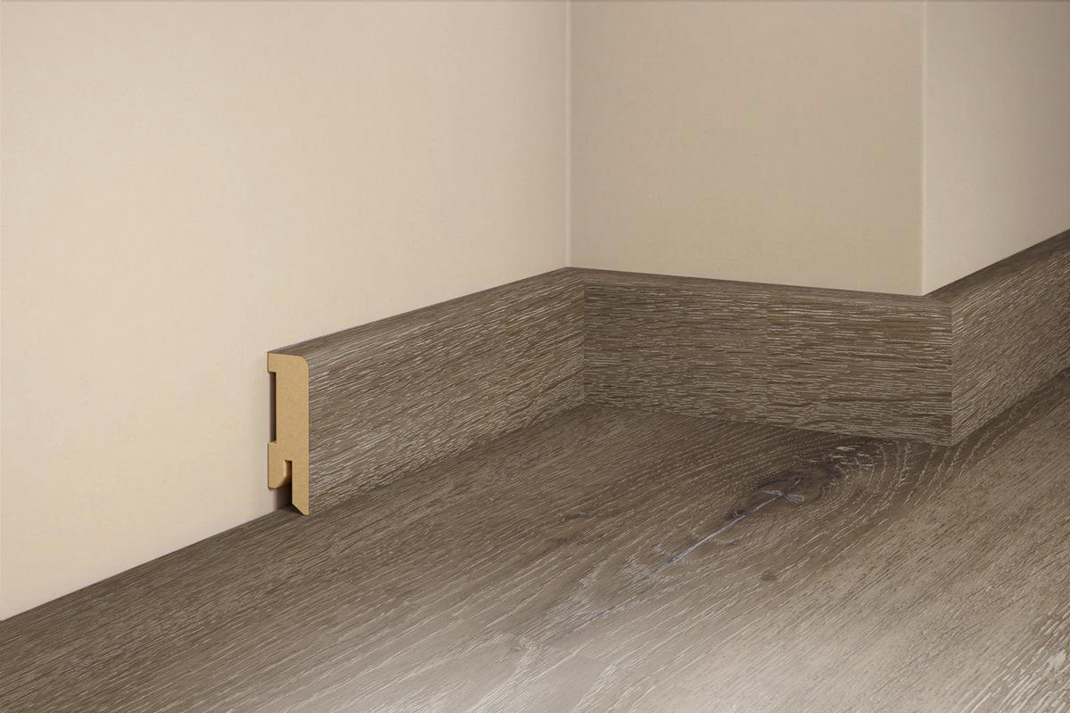 SOCKELLEISTE, Eiche Erz  - Basics, Holz (240/5/1,6cm) - Tilo