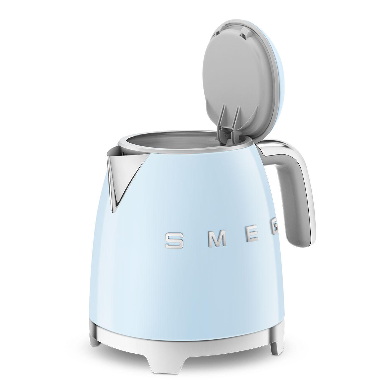 WASSERKOCHER 0,8 l  - Pastellblau, Design, Metall (22,3/24,8/17,1cm) - SMEG