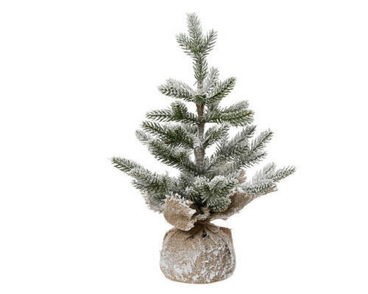 WEIHNACHTSBAUM  - Weiß/Grün, KONVENTIONELL, Kunststoff/Textil (28/40cm)