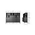 BUFFET Eichefarben, Hellgrau  200/150/44 cm  - Eichefarben/Hellgrau, Design, Holz/Holzwerkstoff (200/150/44cm) - Ambia Home