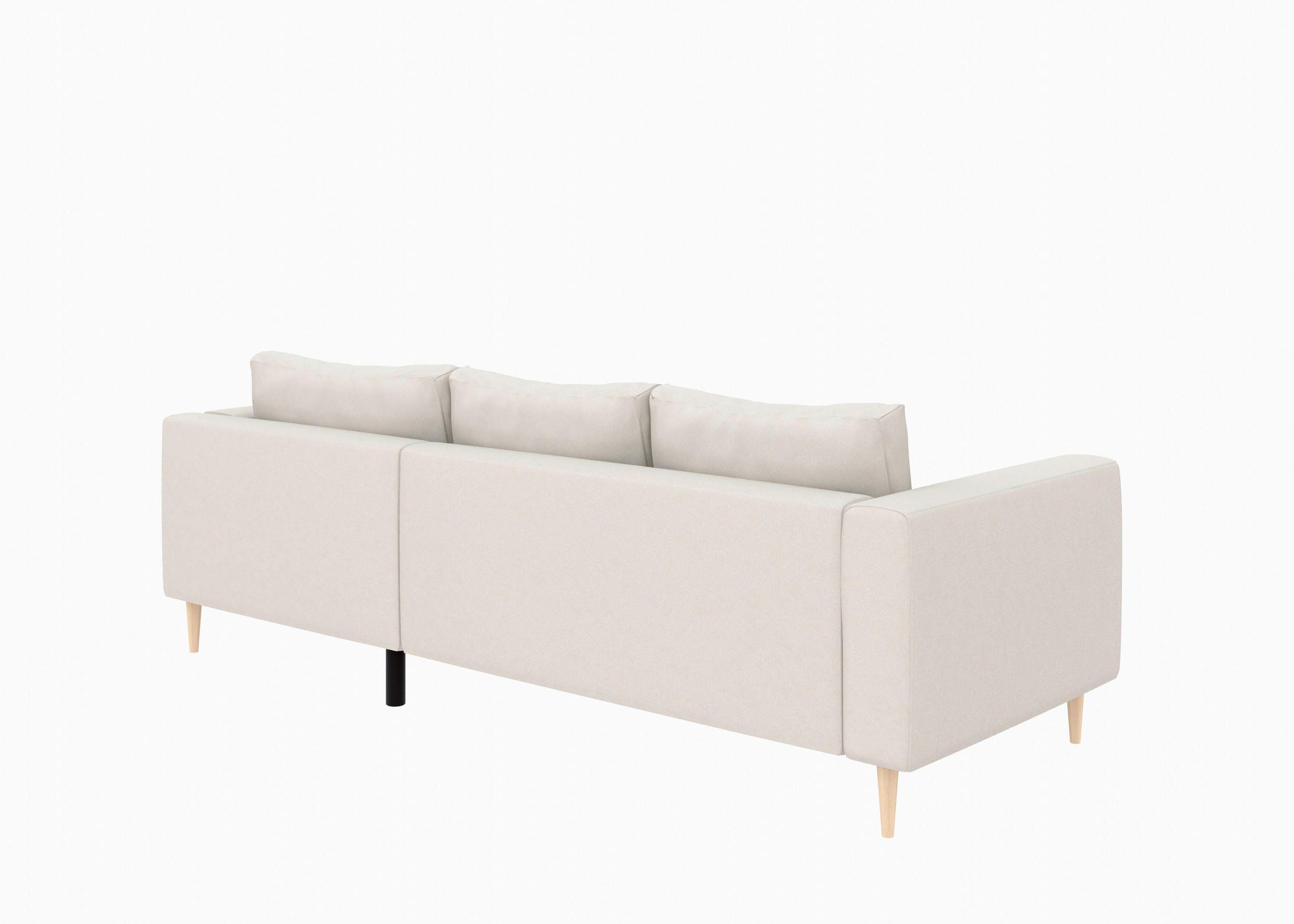 Thumbnail - Trendmanufaktur Eckschlafsofa, Sand, Textil, Buche, 4-Sitzer, 232x161 cm, Made in Europe, Rücken echt, Armteil links, re...