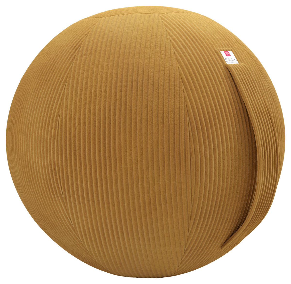 SITZBALL - Gelb, Design, Textil (65cm) - Stylife