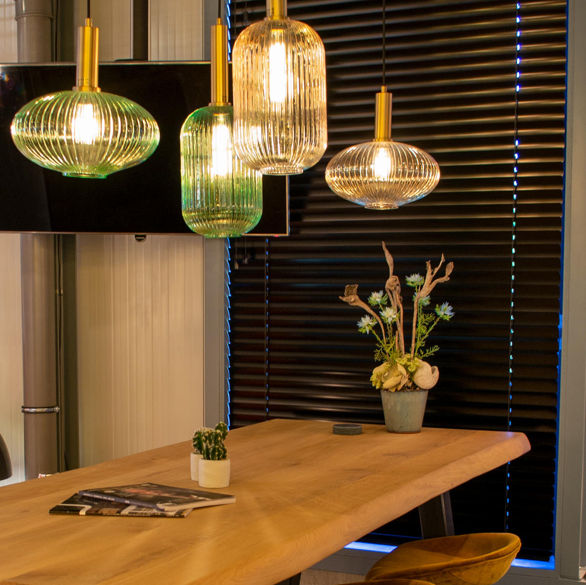 HÄNGELEUCHTE 20/150 cm  - Bernsteinfarben, Design, Glas (20/150cm) - Lucide