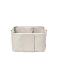 BROTKORB - Beige, Design, Textil/Metall (20/10,5/20cm) - Blomus