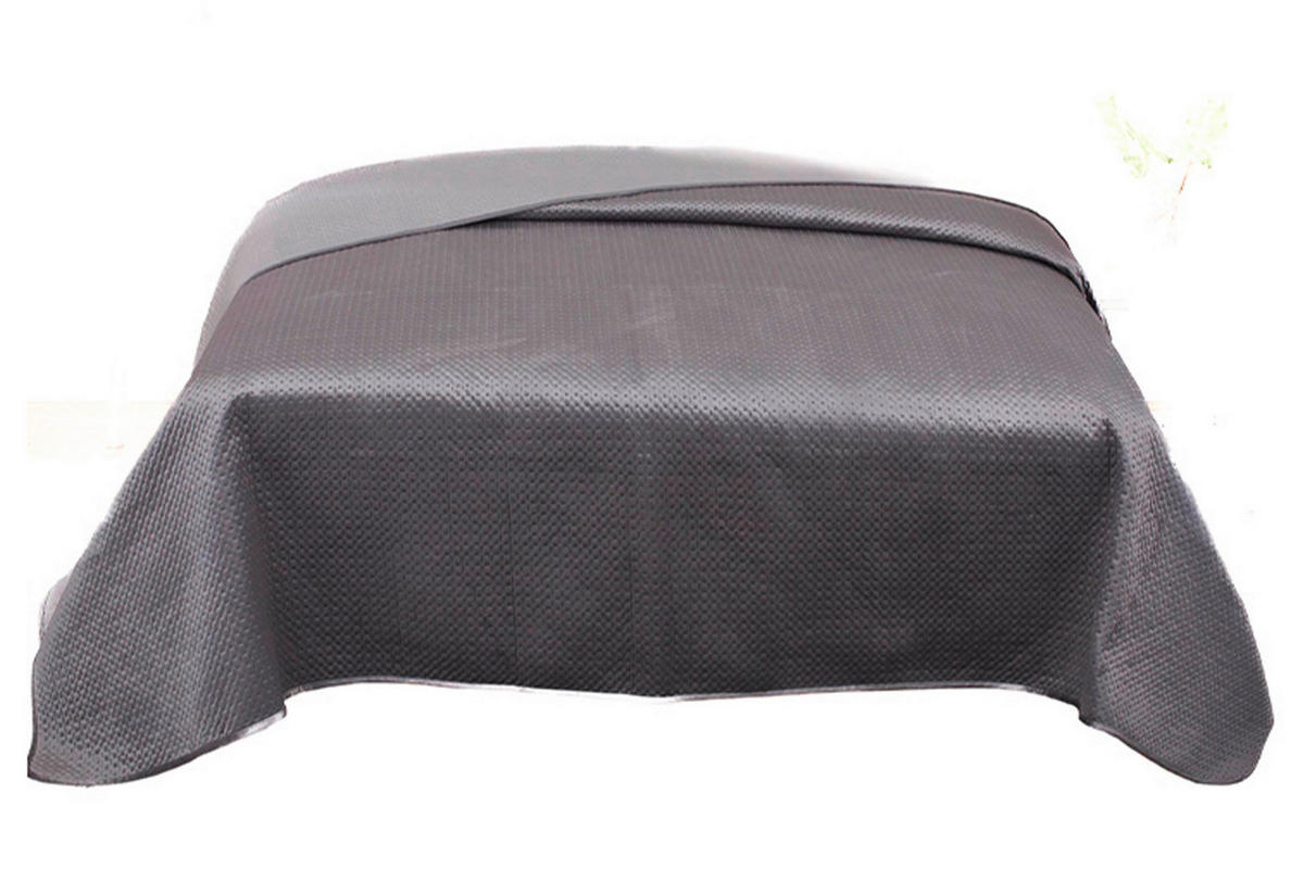 ÁGYTAKARÓ  - grafitszürke, Basics, textil (230/5/250cm)