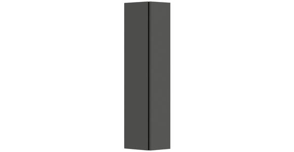 GARDEROBENSCHRANK in 40/165/33 cm - Anthrazit, Design, Holzwerkstoff (40/165/33cm) - Moderano