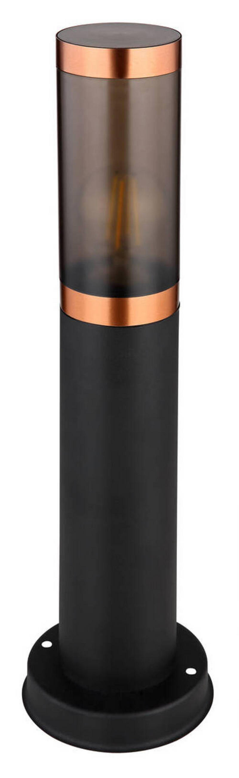 UTOMHUSLAMPA - svart/kopparfärgad, Design, metall/plast (12,7/45cm) - Globo