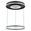 LED FÜGGŐLÁMPA 60/12-120 cm  - fekete/áttetsző, Design, műanyag/fém (60/12-120cm) - Globo