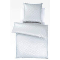 BETTWÄSCHE Cornflower Jacquard, Makosatin 155/220 cm  - Silberfarben/Hellgrau, Basics, Textil (155/220cm) - Joop!