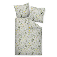 BETTWÄSCHE 2-teilig Makosatin 155/220 cm  - Gelb, Design, Textil (155/220cm) - Janine
