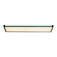 LED-PANEEL 100/25/7,1 cm  - Schwarz, Design, Kunststoff/Metall (100/25/7,1cm)