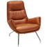 DESIGNSESSEL in Metall, Leder Braun - Braun, Design, Leder/Metall (83/97/94cm) - Lomoco DESIGNSESSEL in Metall, Leder Braun - Braun, Design, Leder/Metall (83/97/94cm) - Lomoco