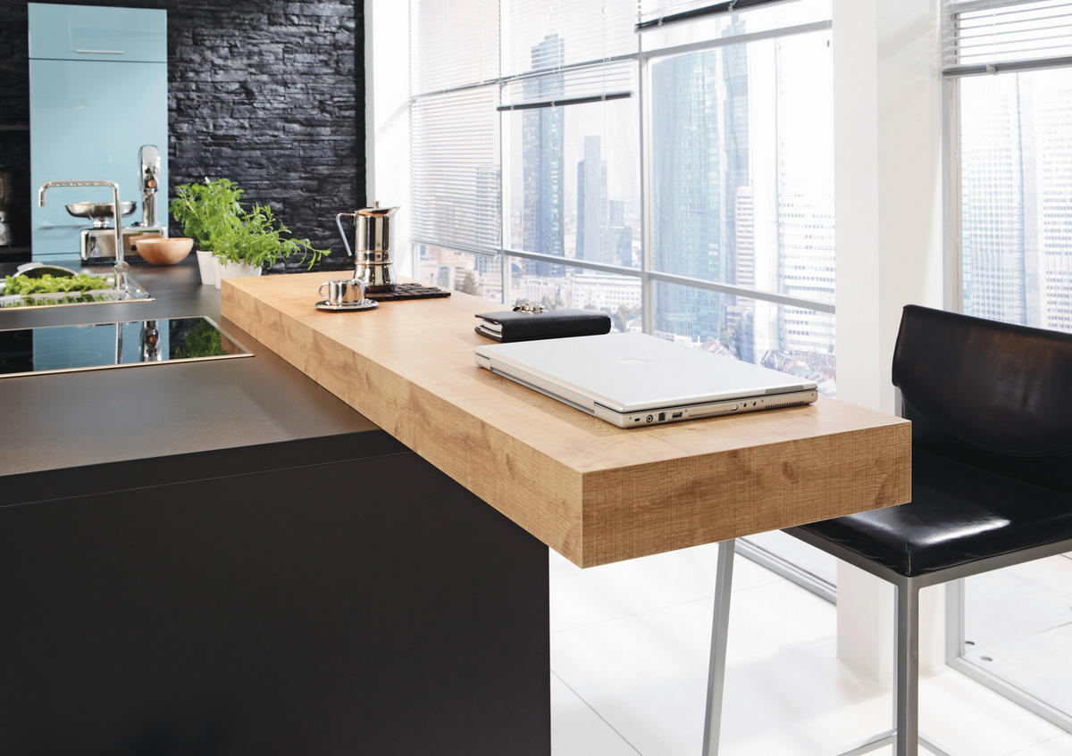 EINBAUKÜCHE   - Design, Holzwerkstoff - Novel