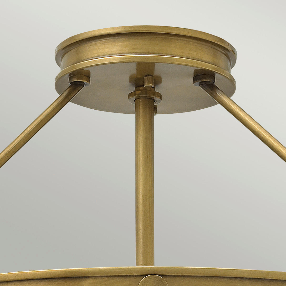 DECKENLEUCHTE  55.9/29.3 cm    - Messingfarben, Konventionell, Glas/Metall (55.9/29.3cm) - Elstead Lighting