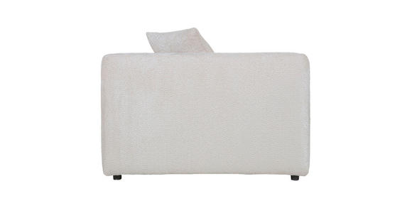 BIGSOFA Chenille Creme - Creme/Schwarz, MODERN, Kunststoff/Textil (228/66/111cm) - Carryhome