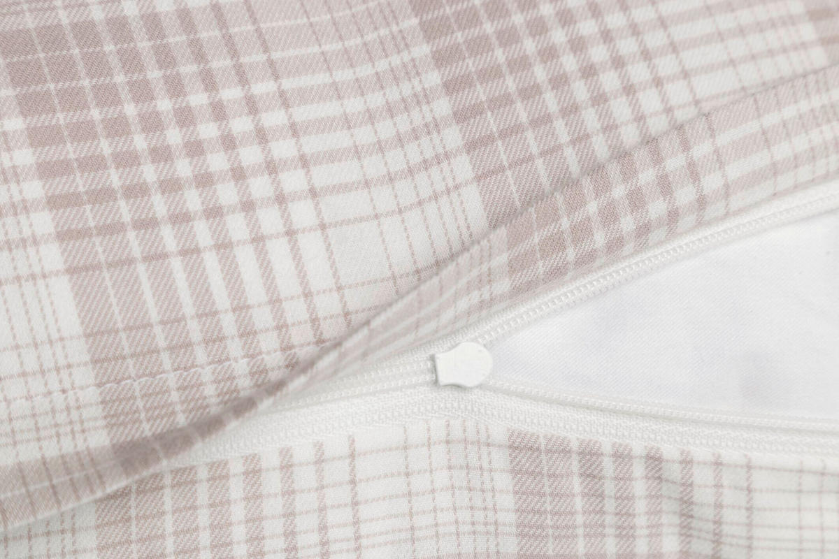 BETTWÄSCHE Soft Checks Flanell 200/200 cm  - Creme, KONVENTIONELL, Textil (200/200cm) - Joop!