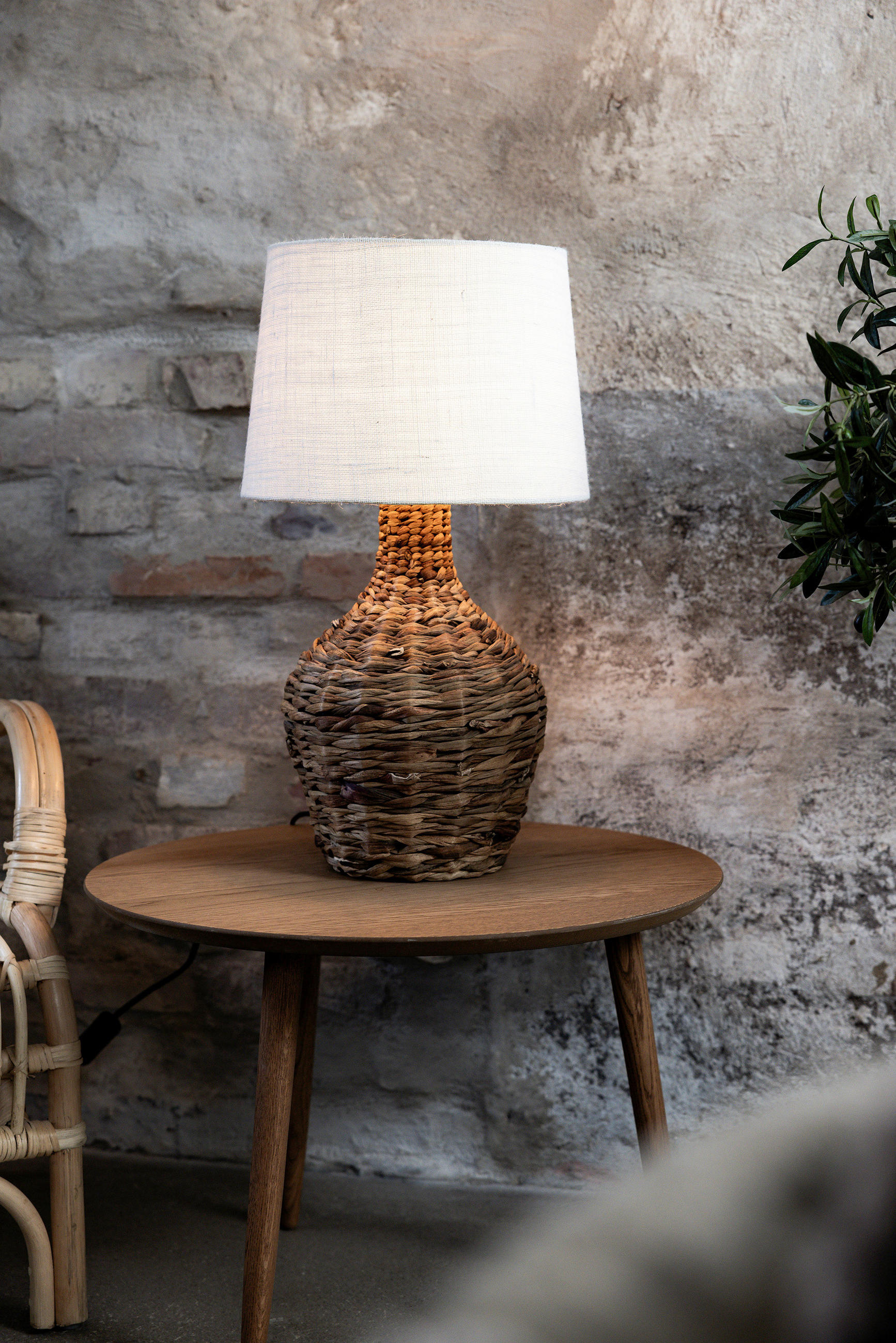 TISCHLEUCHTE PAGLIA 32/58/32 cm   - Naturfarben/Weiß, Basics, Naturmaterialien (32/58/32cm) - Markslöjd