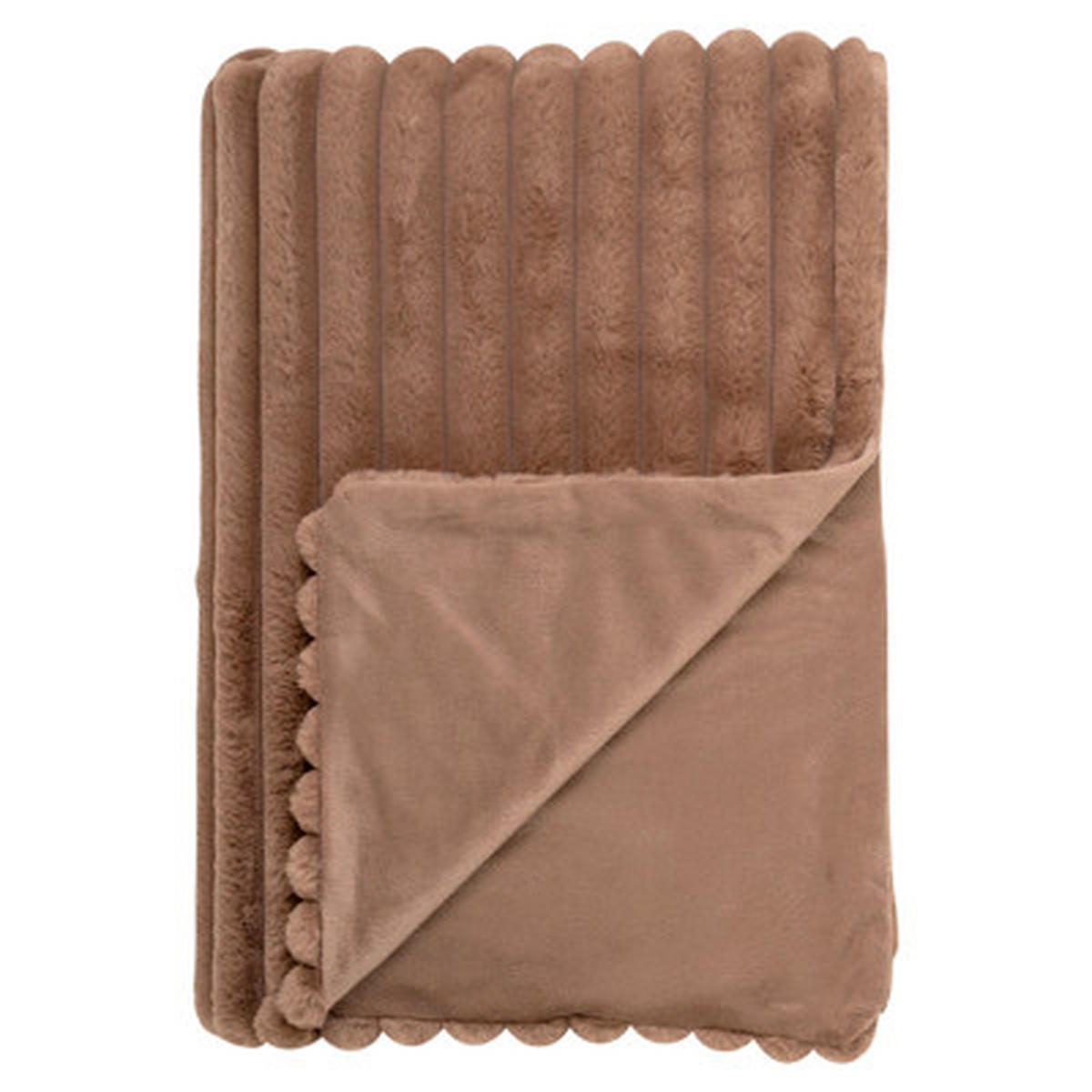 KUSCHELDECKE 140/200 cm  - Taupe, Basics, Textil (140/200cm)